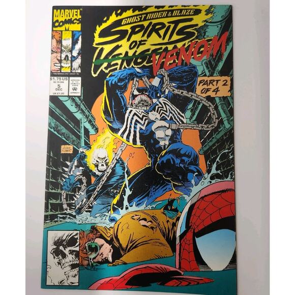 Ghost Rider Blaze Spirits of Vengeance #5 Comic 1992 Venom Part‎ 2 - Picture 1 of 4